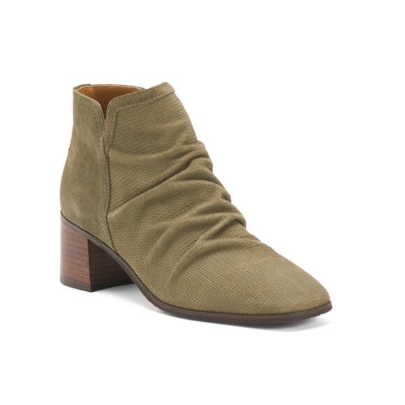 NYDJ Avocado Suede Dernn City Booties